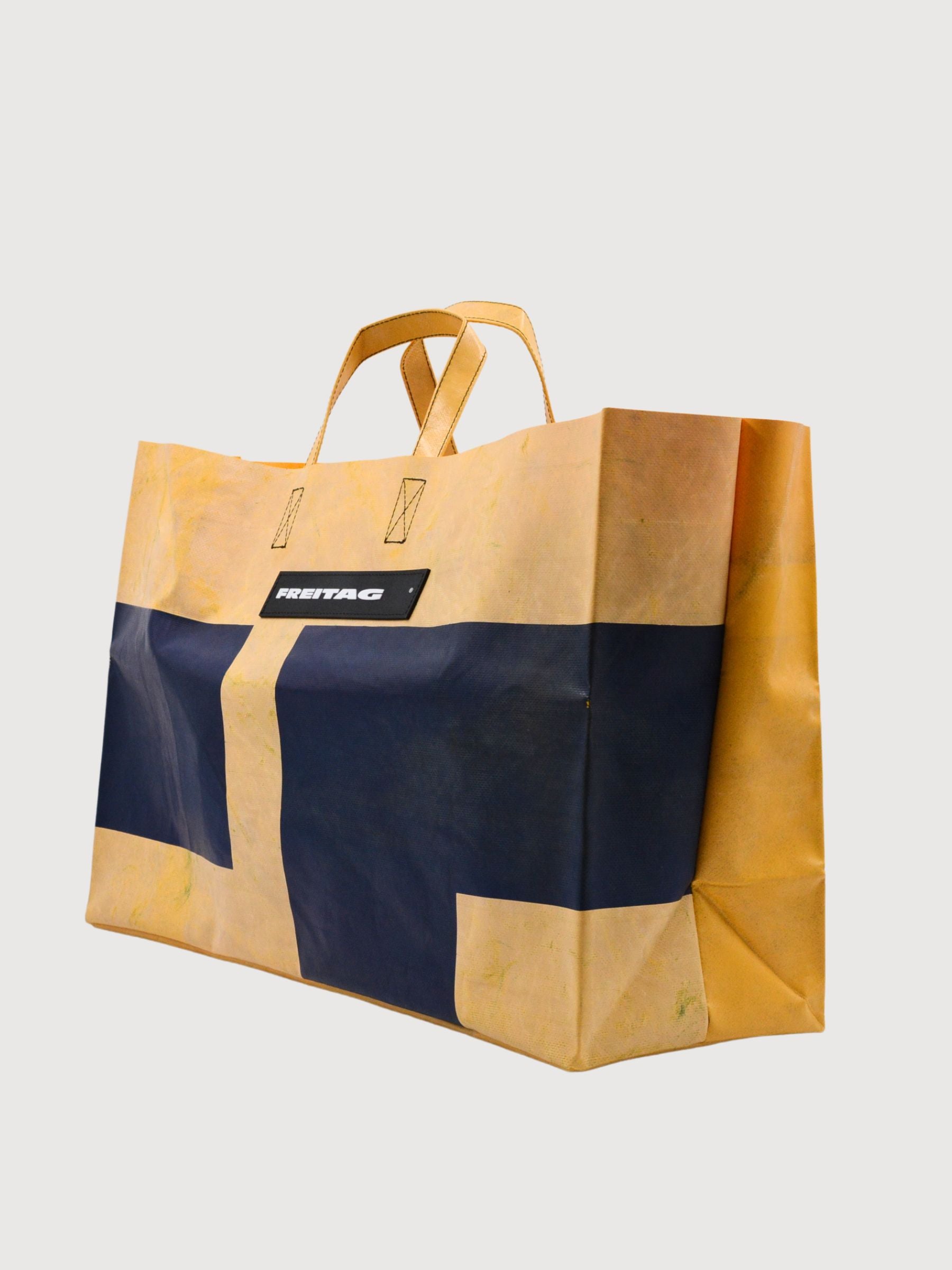 Shopping Bag F260 Miami Wide Yellow and Blue | Freitag