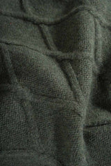 Delia Women's Recycled Wool Turtleneck Vest – Forest Green | Rifò