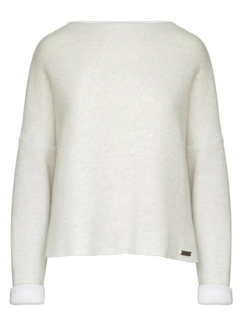 Nicoletta Beige Woman Wool Longsleeve | Stapf