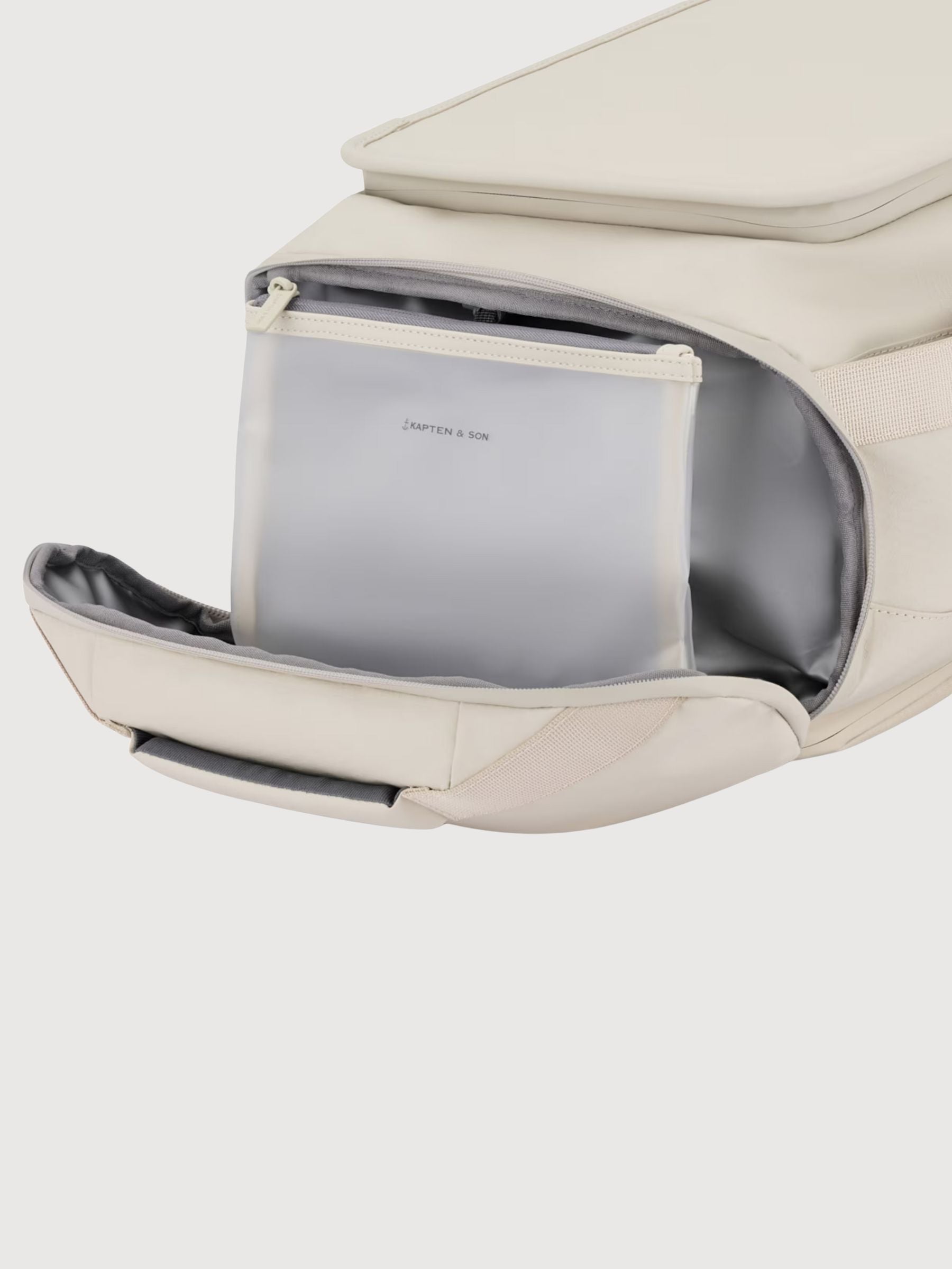 Zaino Lisbo Duffle Small Beige | Kapten & Son