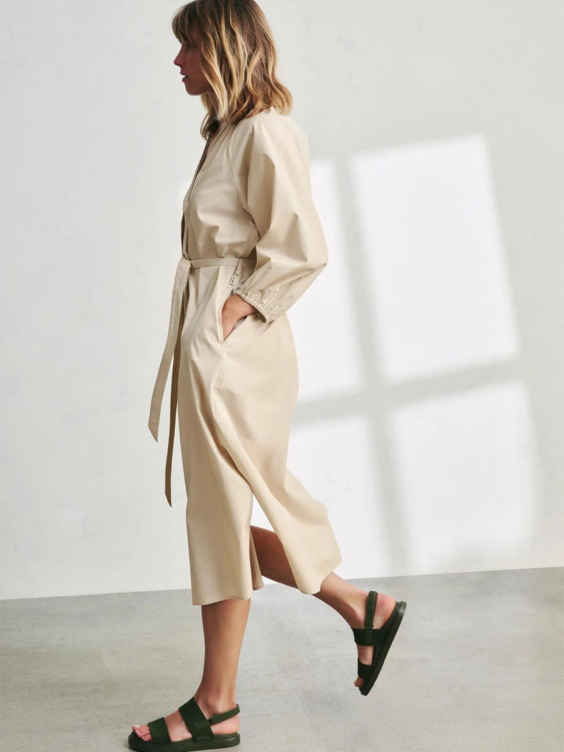 Dress Serpentina Beige in TENCEL™ | Ecoalf