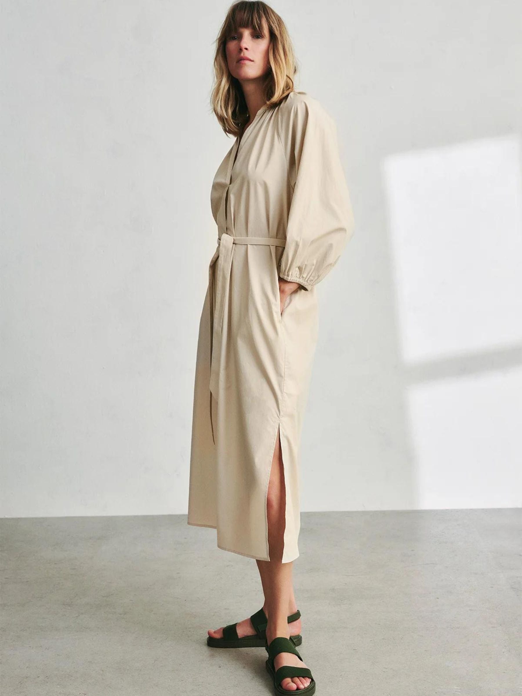 Dress Serpentina Beige in TENCEL™ | Ecoalf