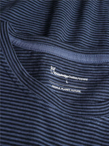 T-Shirt Slub Blu Uomo | Knowledge Cotton Apparel