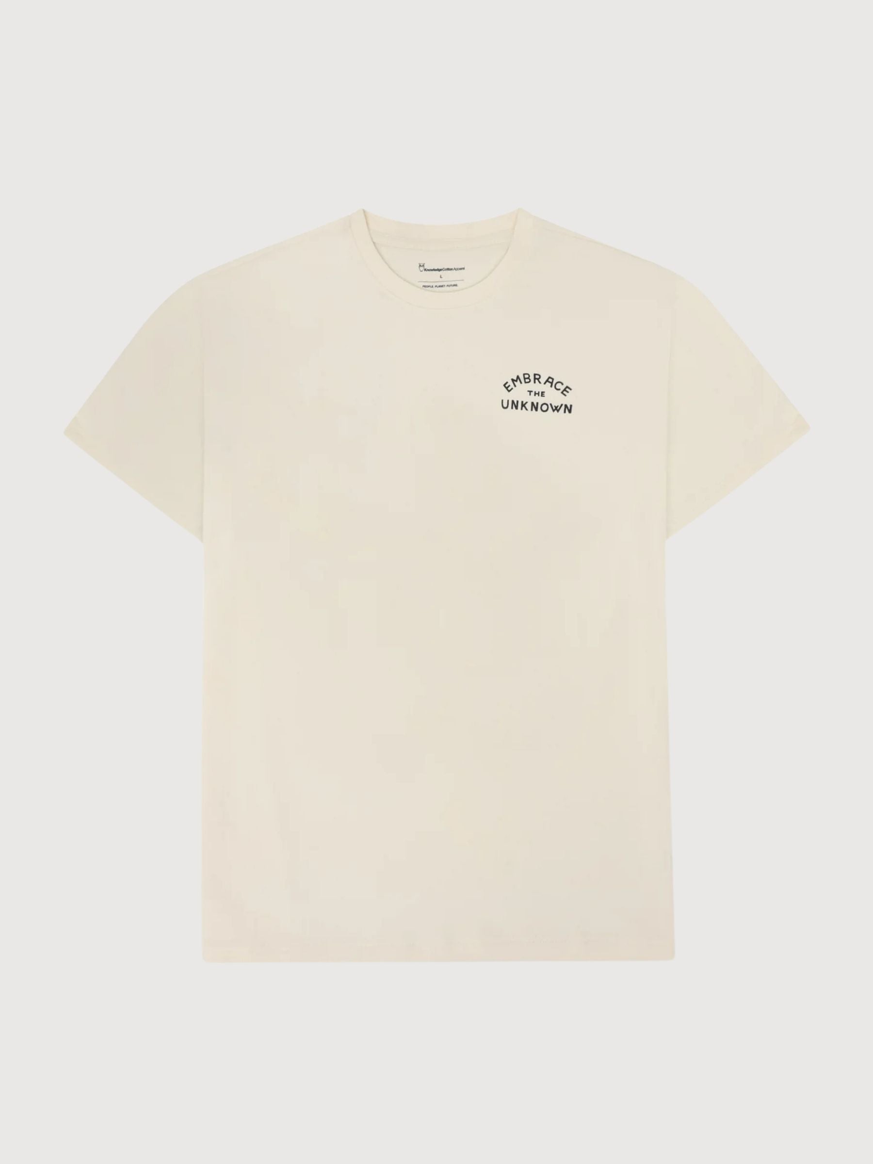 T-shirt stampata uomo bianco | Knowledge Cotton Apparel