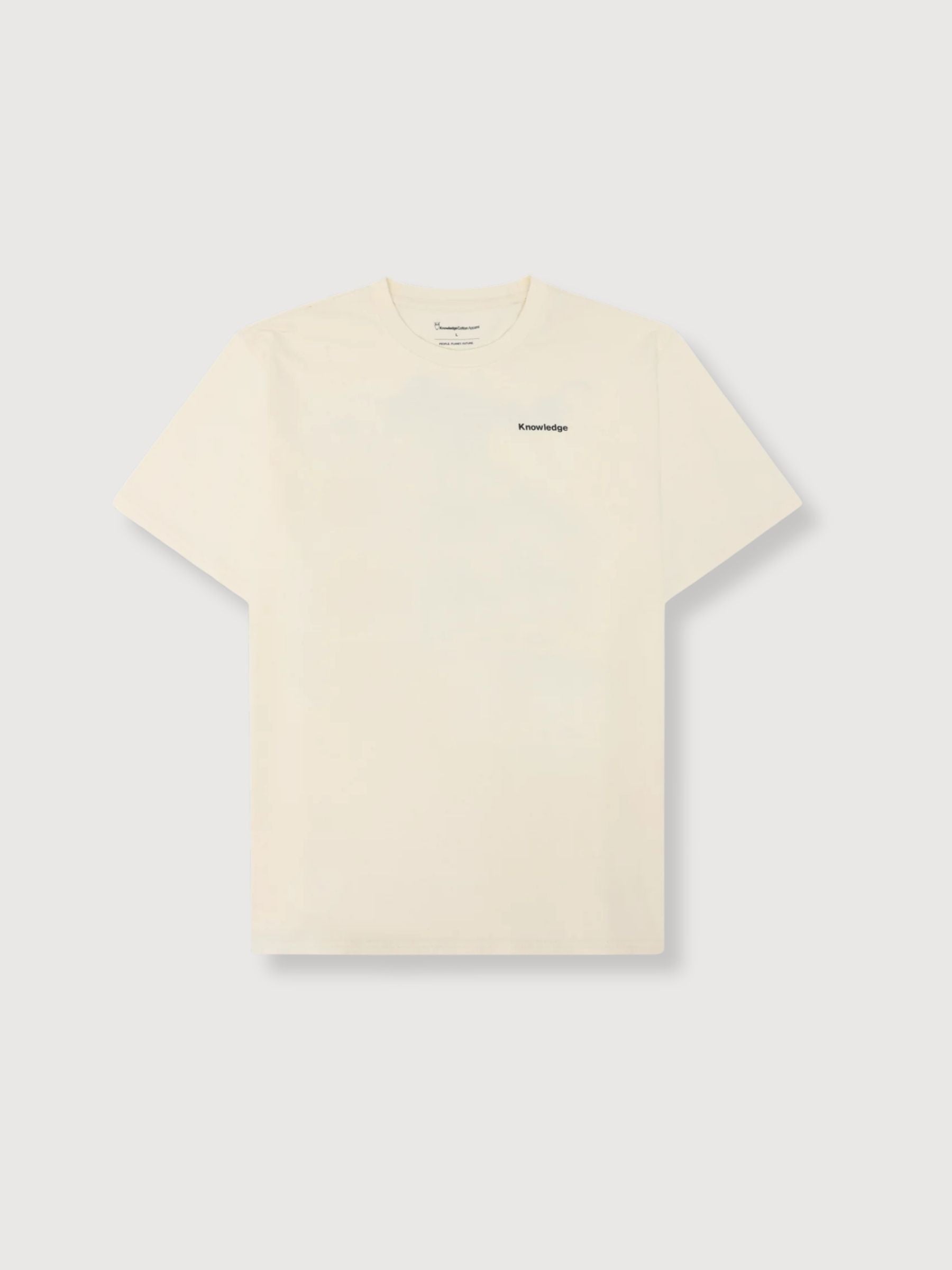 T-Shirt-Print: Weißer Mann | Knowledge Cotton Apparel