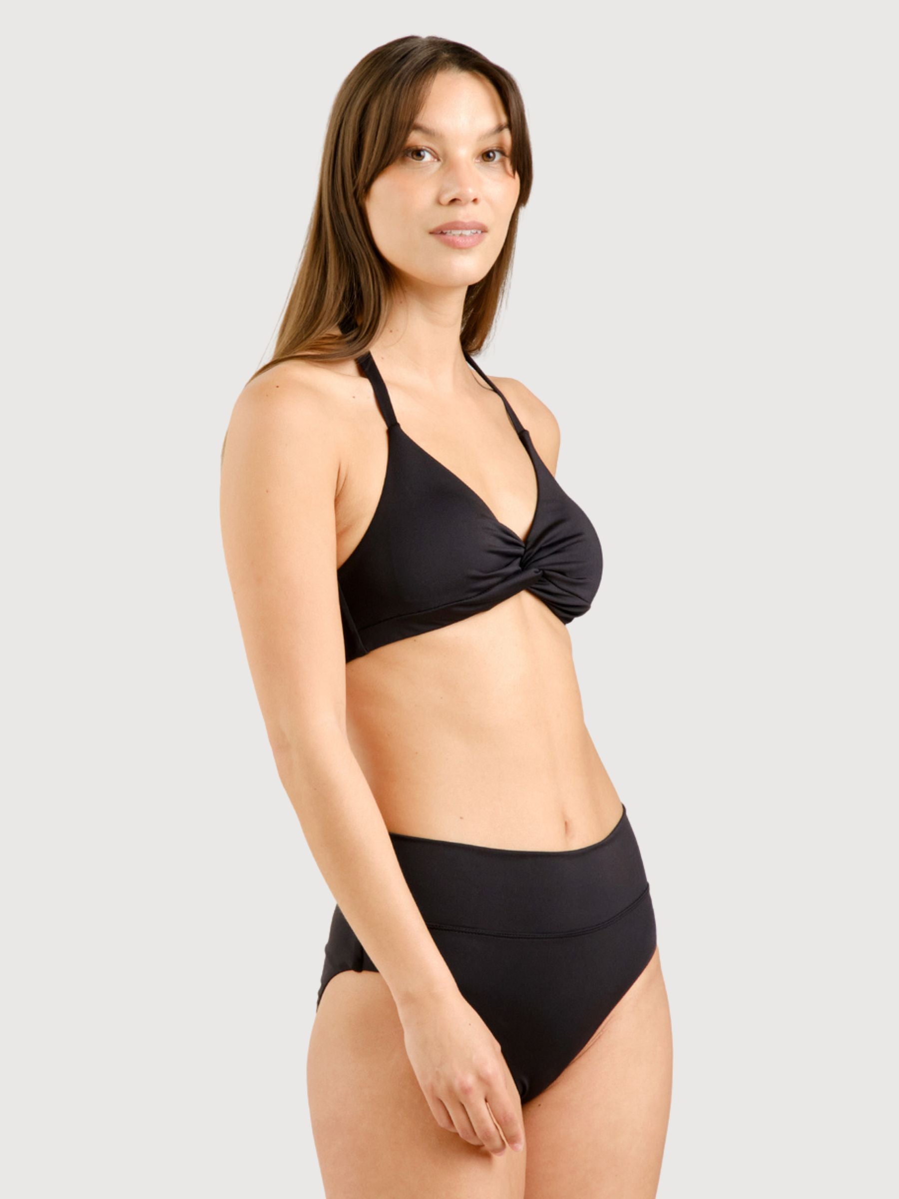 Bikini Top Gullholma Schwarz | Dedicated