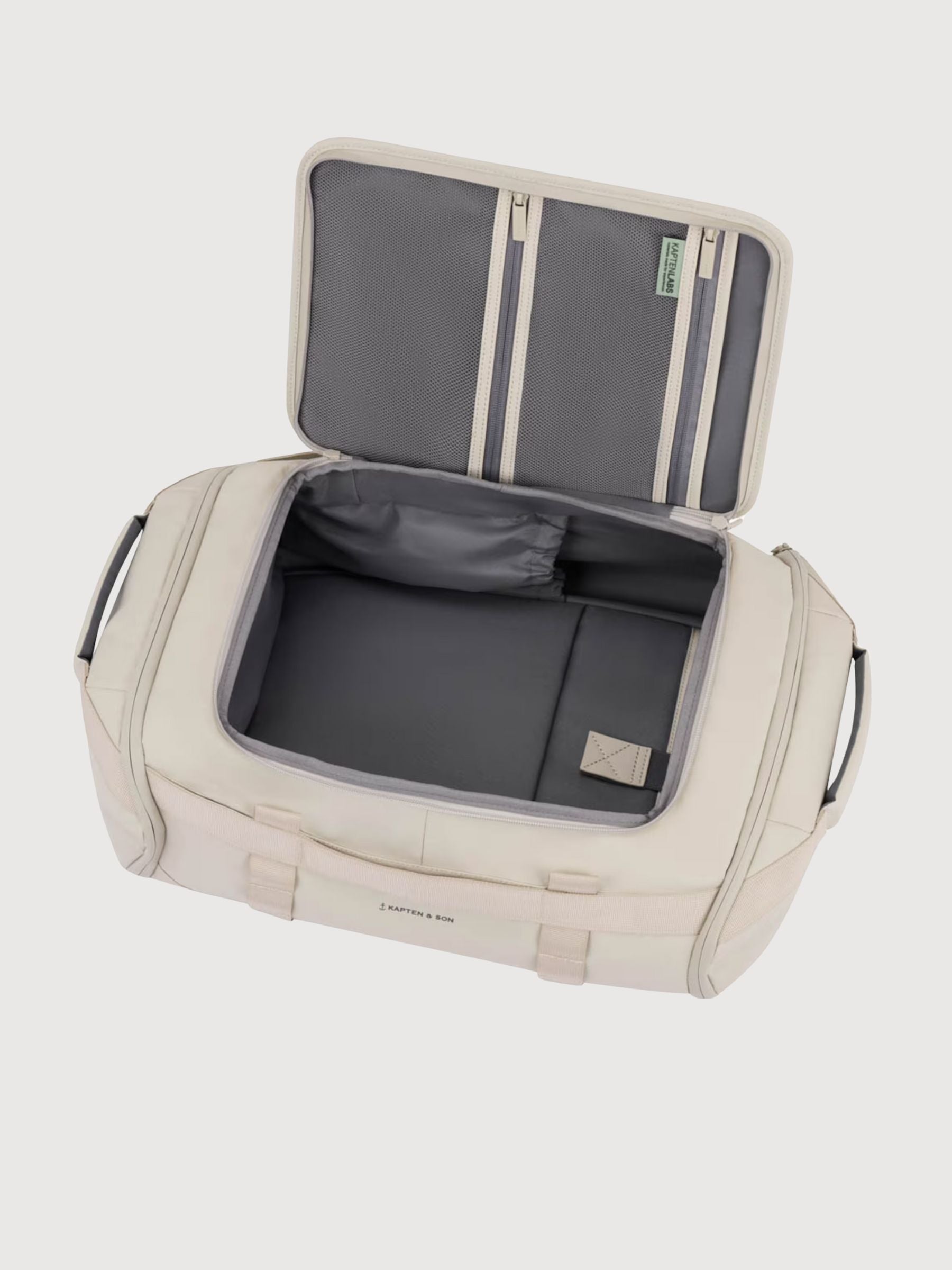 Zaino Lisbo Duffle Small Beige | Kapten & Son