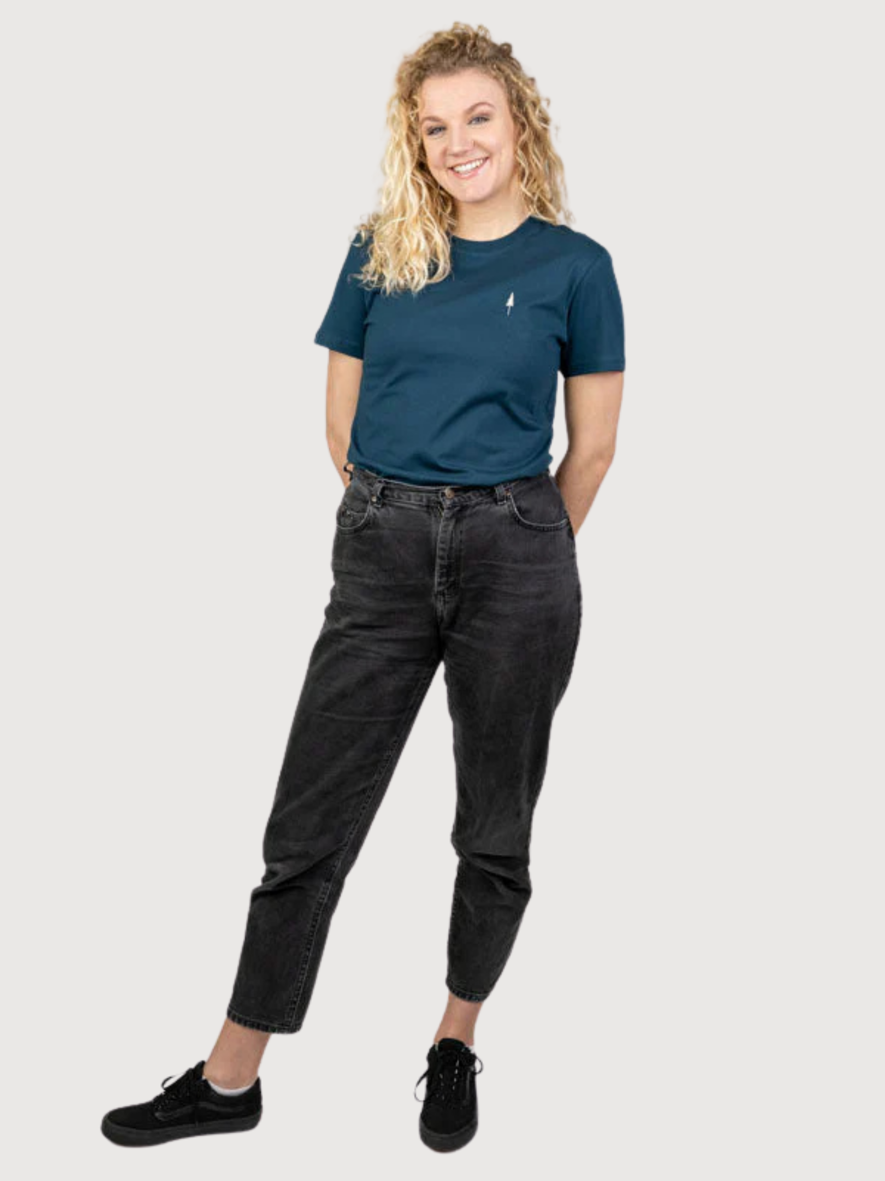 T-Shirt Treeshirt Unisex Navy Bio-Baumwolle | Nikin