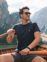 T-Shirt TreeShirt Unisex Navy Organic cotton | Nikin