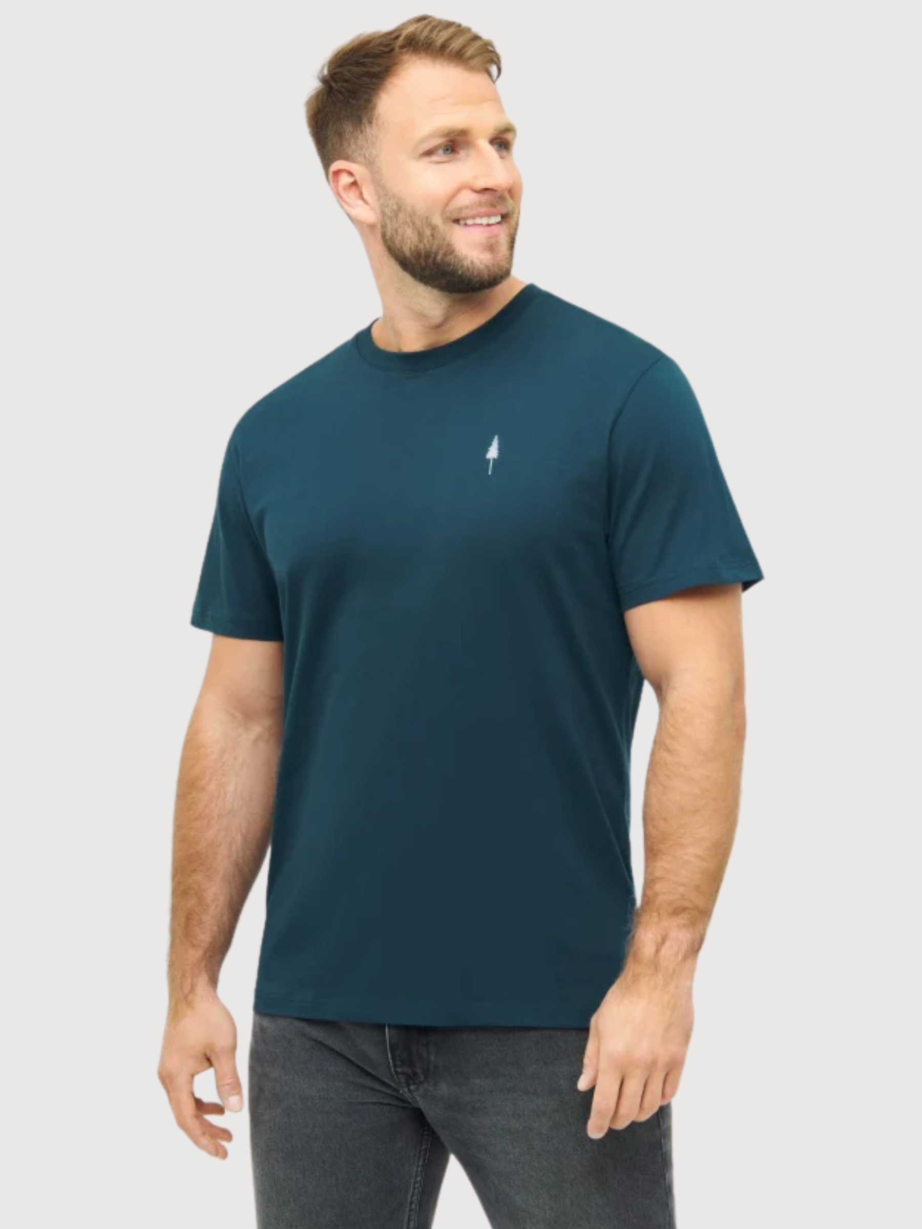 T-Shirt Treeshirt Unisex Navy Bio-Baumwolle | Nikin