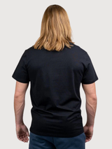T-Shirt TreeShirt Unisex Black melange Organic cotton | Nikin
