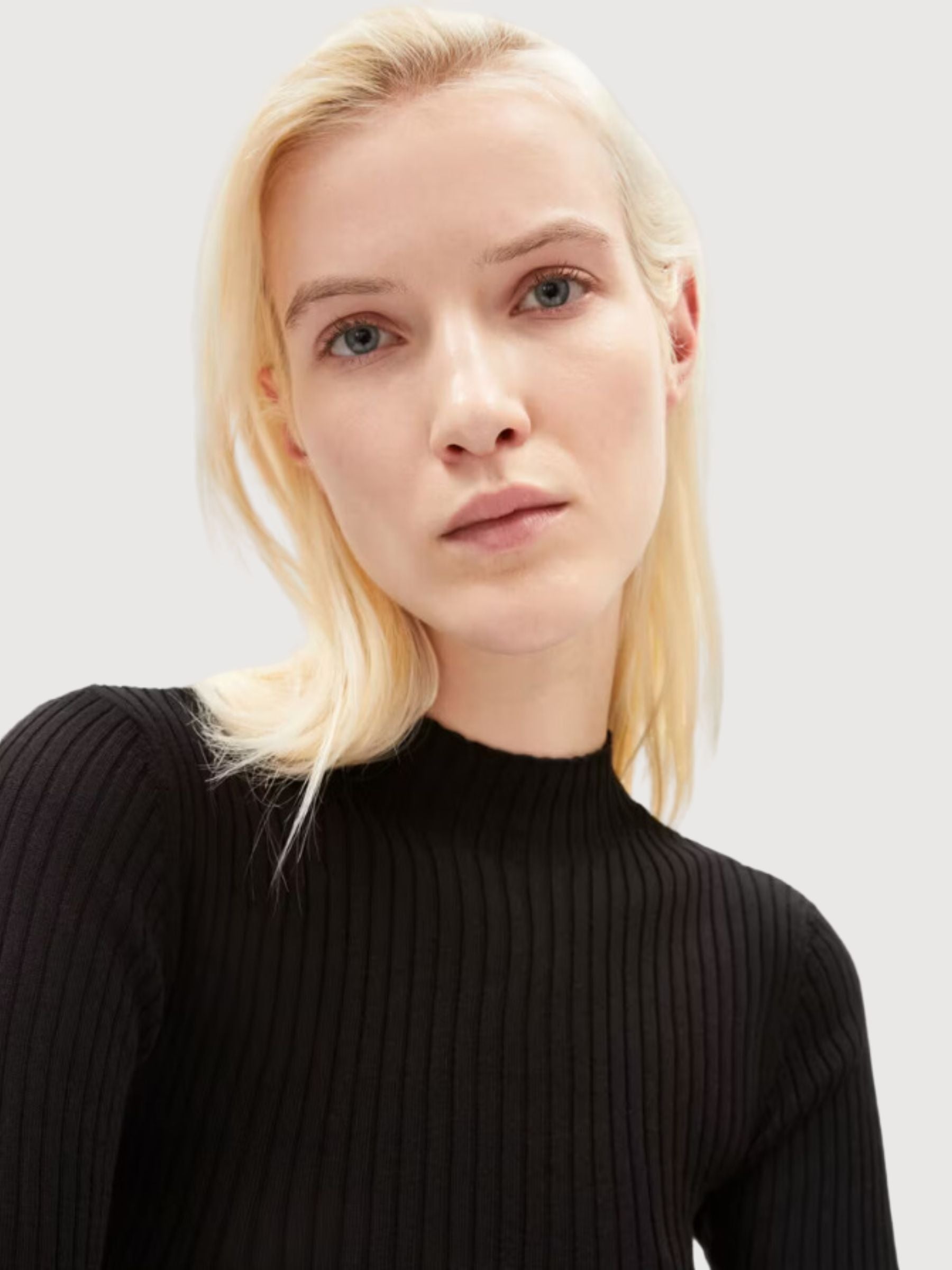 Alaania Top Long Sleeves Cotton Black Woman | Armedangels