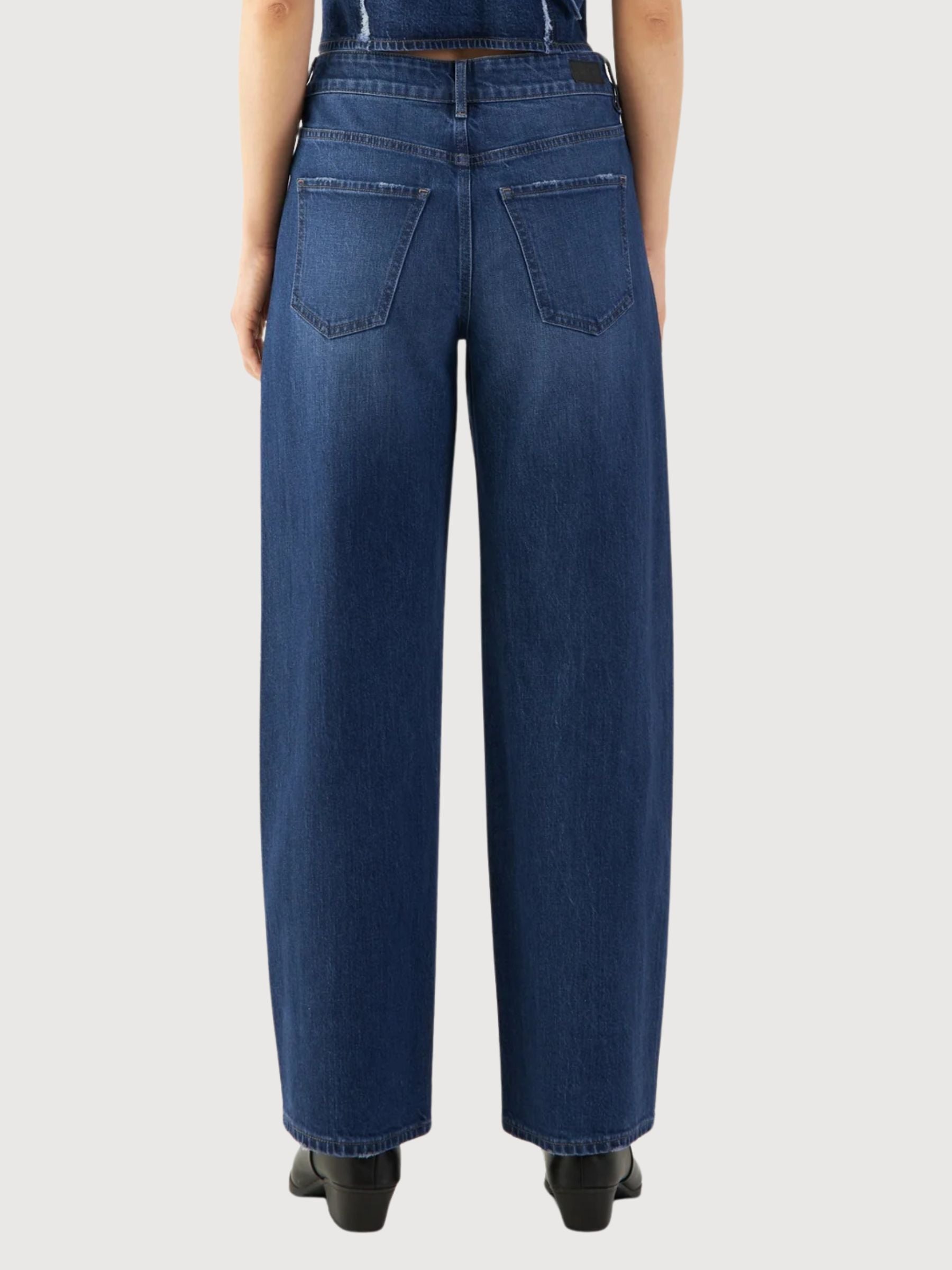 ASH Barrel Leg Minimal Stretch Fringes | Dawn