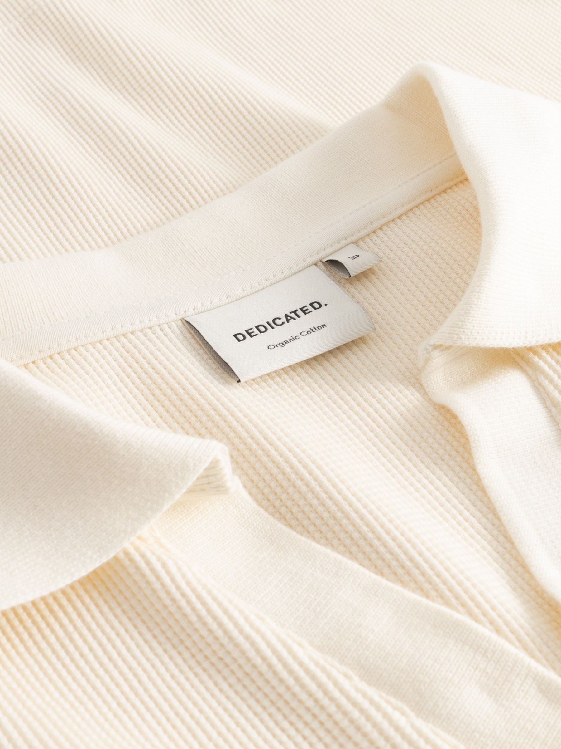 T-Shirt Nykil Waffle Offwhite Cotton | DEDICATED