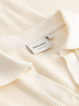 T-Shirt Nykil Waffle Offwhite Cotton | DEDICATED