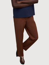 Trouser Laga Woman Ebony Cotton | Ecoalf