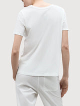 Sara T-shirt Cherry White | Re-Bello