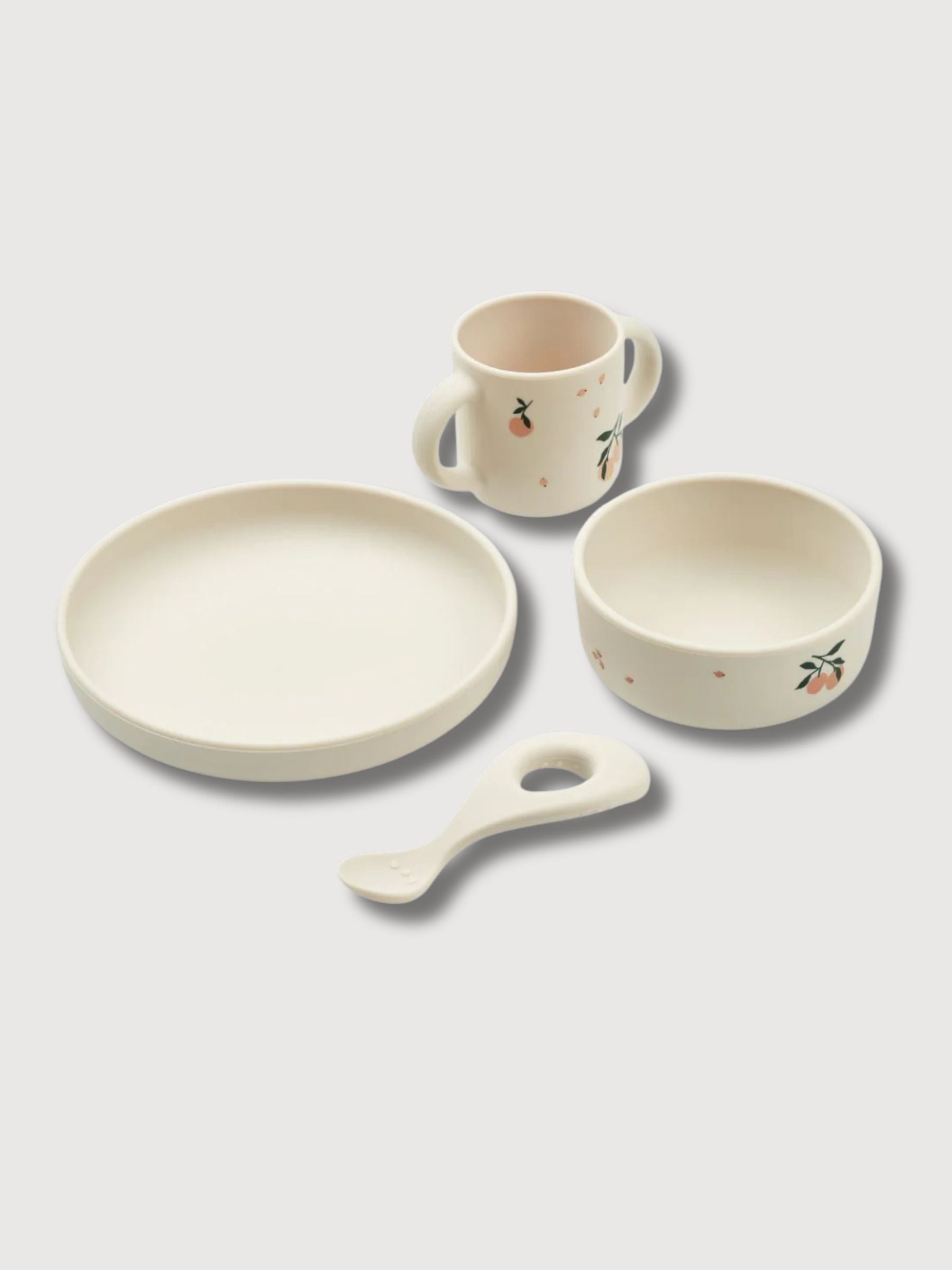 Vivi Silicone Tableware Set 4-Pack Seashell | Liewood