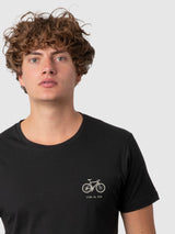 T-shirt Daniel Black in Cotone Organico | Re-Bello.  NT Color
