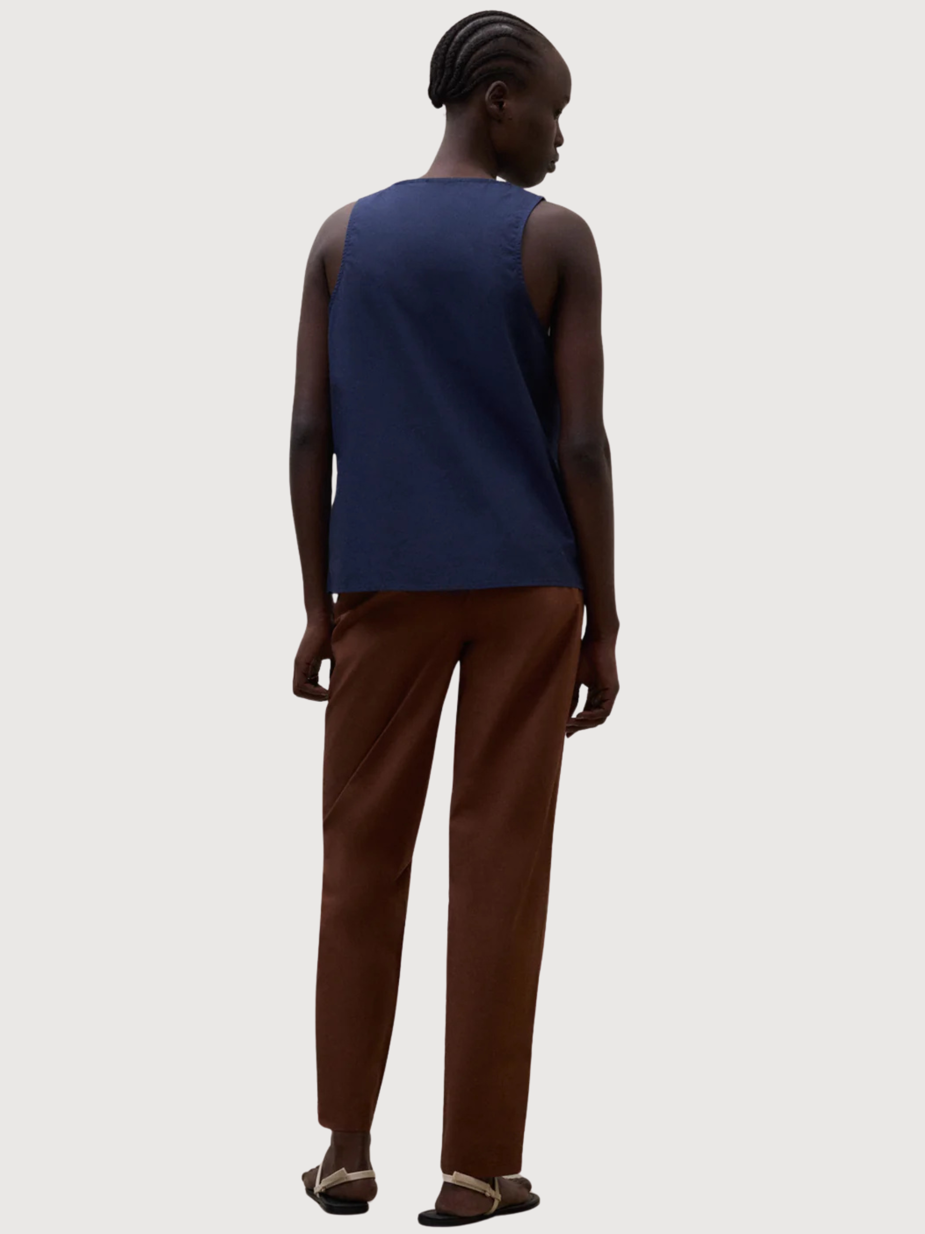 Trouser Laga Woman Ebony Cotton | Ecoalf