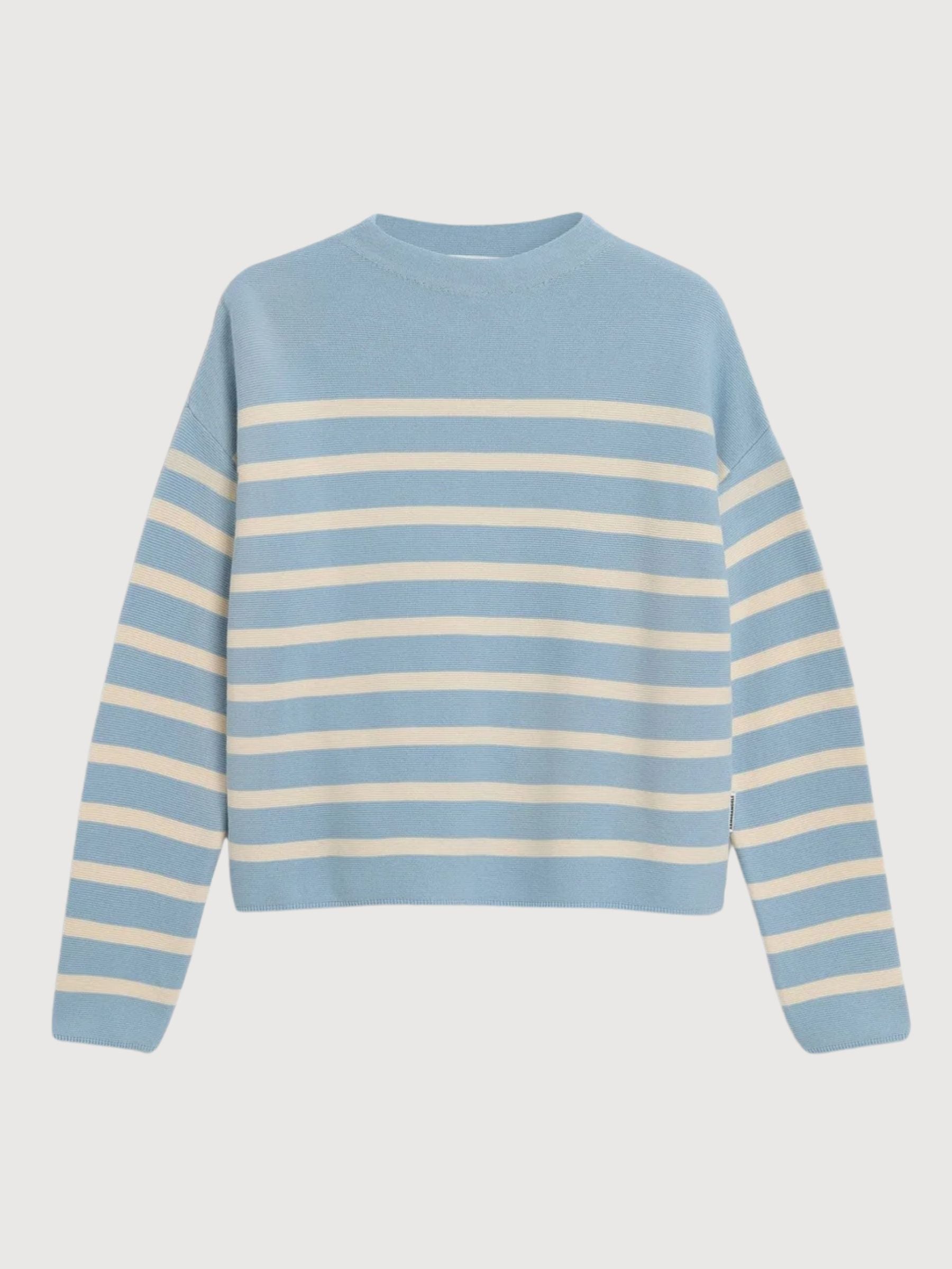Maglia Merinaa a righe blu brillante | Armedangels