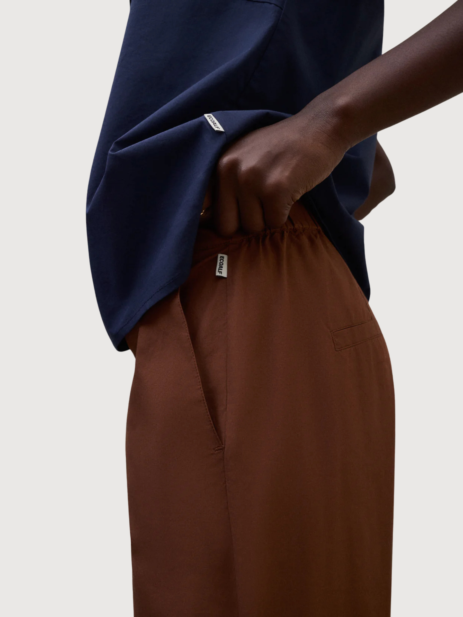 Trouser Laga Woman Ebony Cotton | Ecoalf