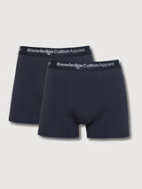 Anker Navy Man Boxers Underwear Set 2 p. | Knowledge Cotton Apparel