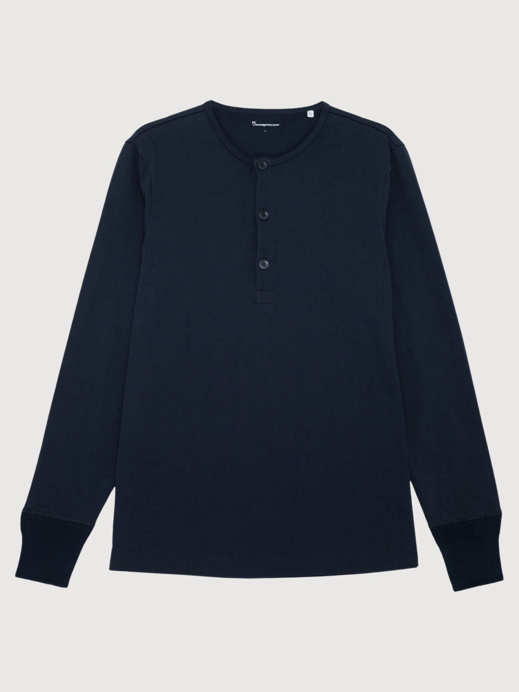 Bo Long sleeve Navy Blue Man | Knowledge Cotton Apparel