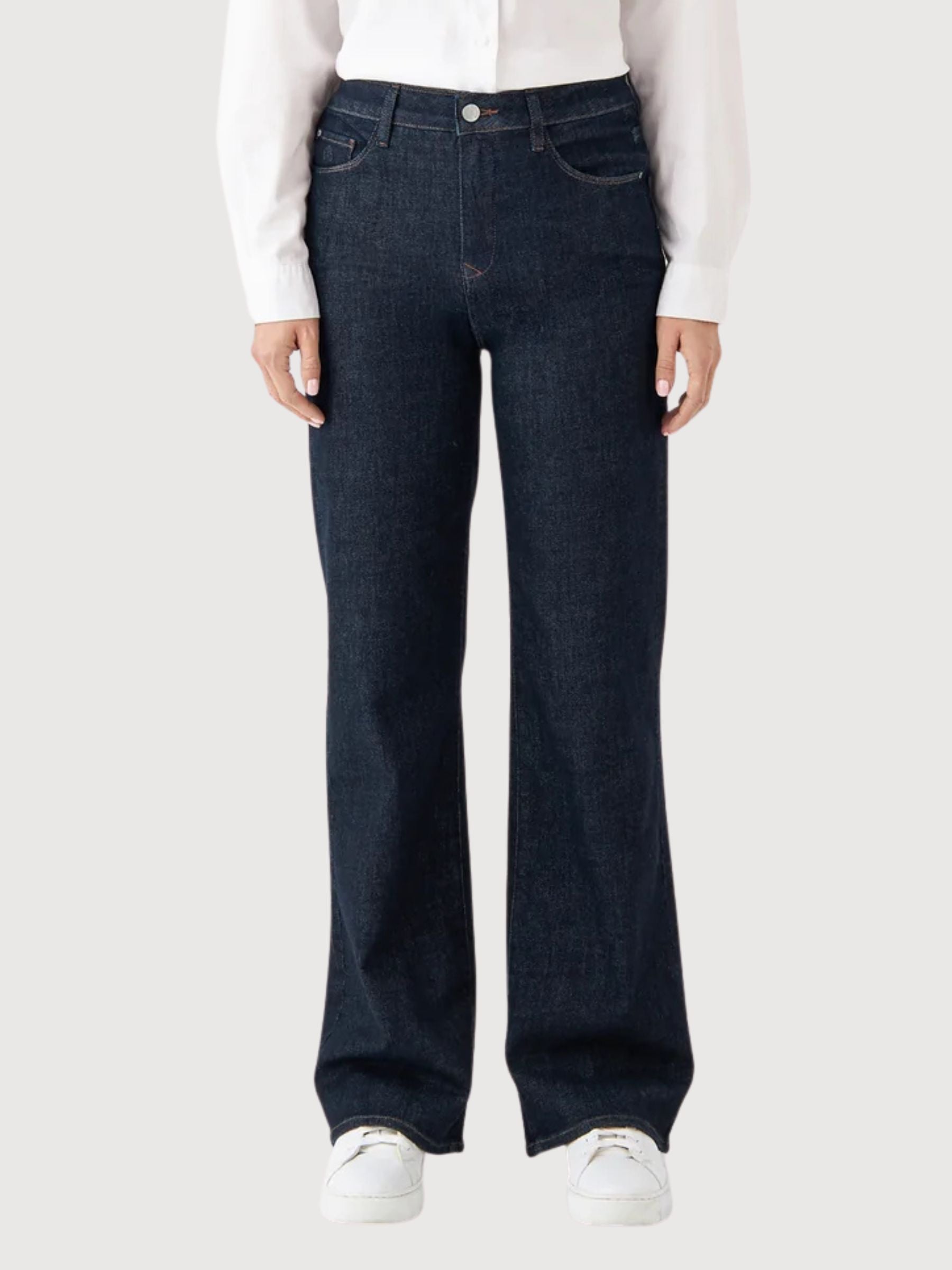 Dew-Flared Soft Denim - Classic Raw Blue | Dawn