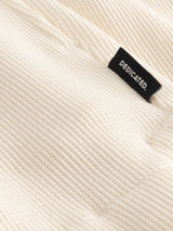Shorts Aspudden Waffle, cremefarben, Baumwolle | DEDICATED