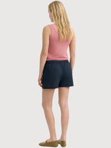 Shorts Navy Fish Patch Geraldine | Thinking Mu
