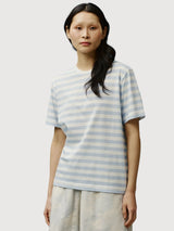 Verkstad T-shirt Sky Blue - Nat.White | Makia
