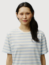 Verkstad T-shirt Sky Blue - Nat.White | Makia