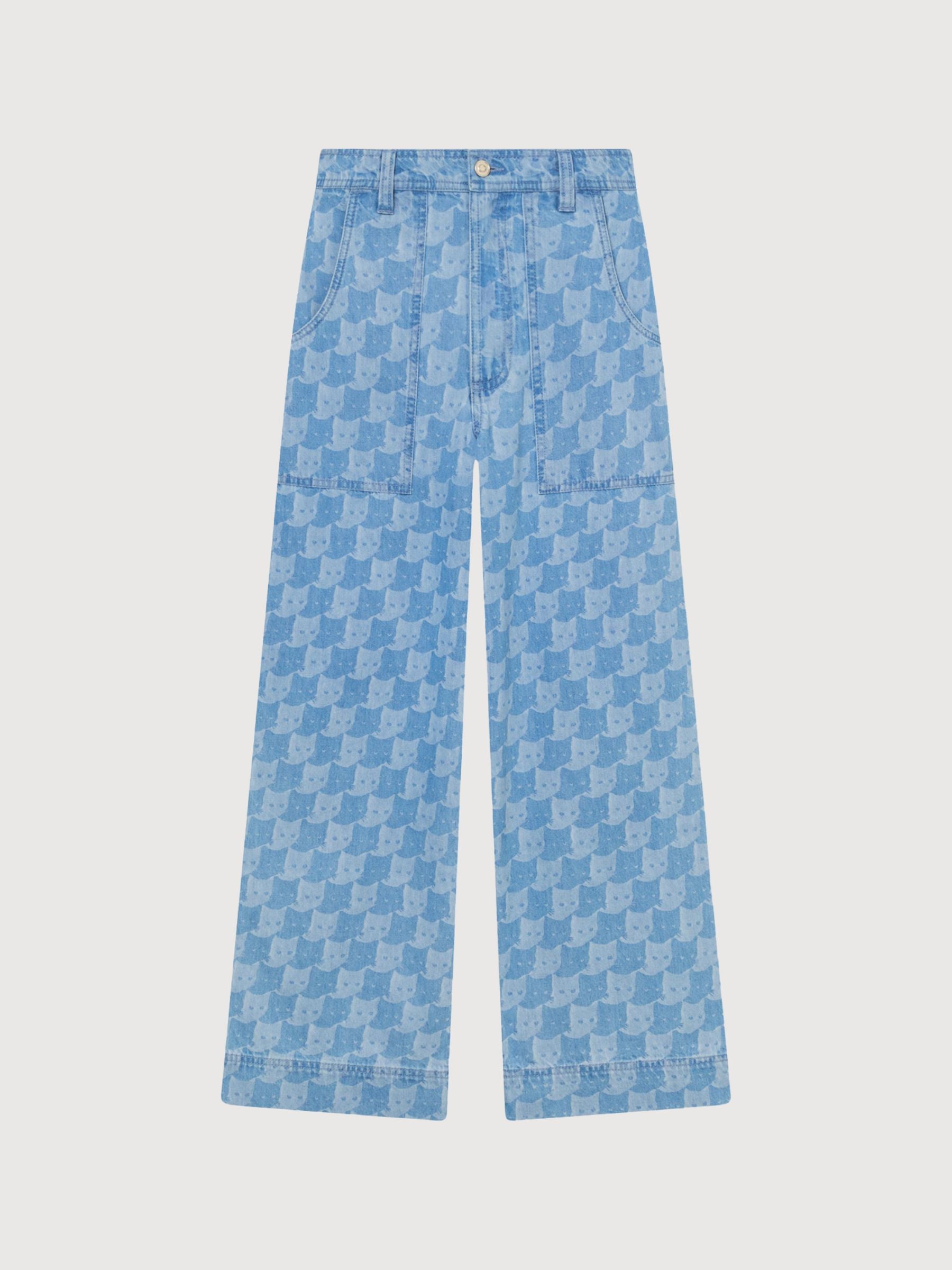 Vara Denim Papita Cats Hellblaue Hose | Dedicated