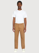 Pantaloni in cotone biologico marrone Chino Chuck | Knowledge Cotton Apparel