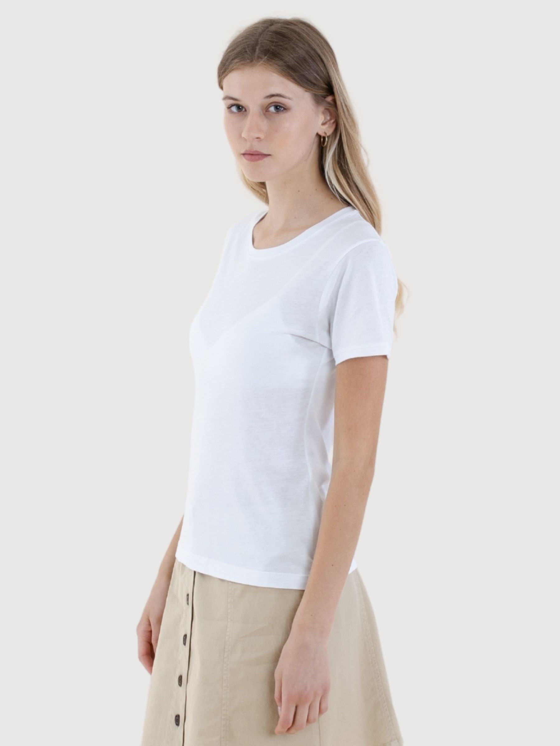 Denise T-Shirt Whitewoman T-Shirt| Re-Bello