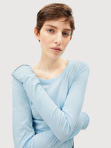 Maglia a maniche lunghe Einiaara Blue Glow | Armedangels