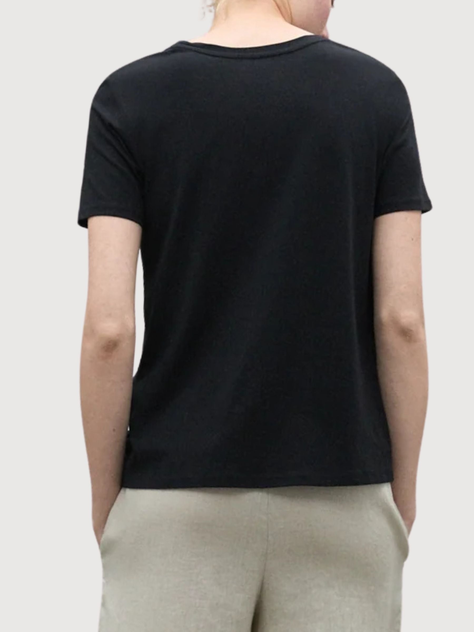 Sara T-shirt Hearts Black | Re-Bello