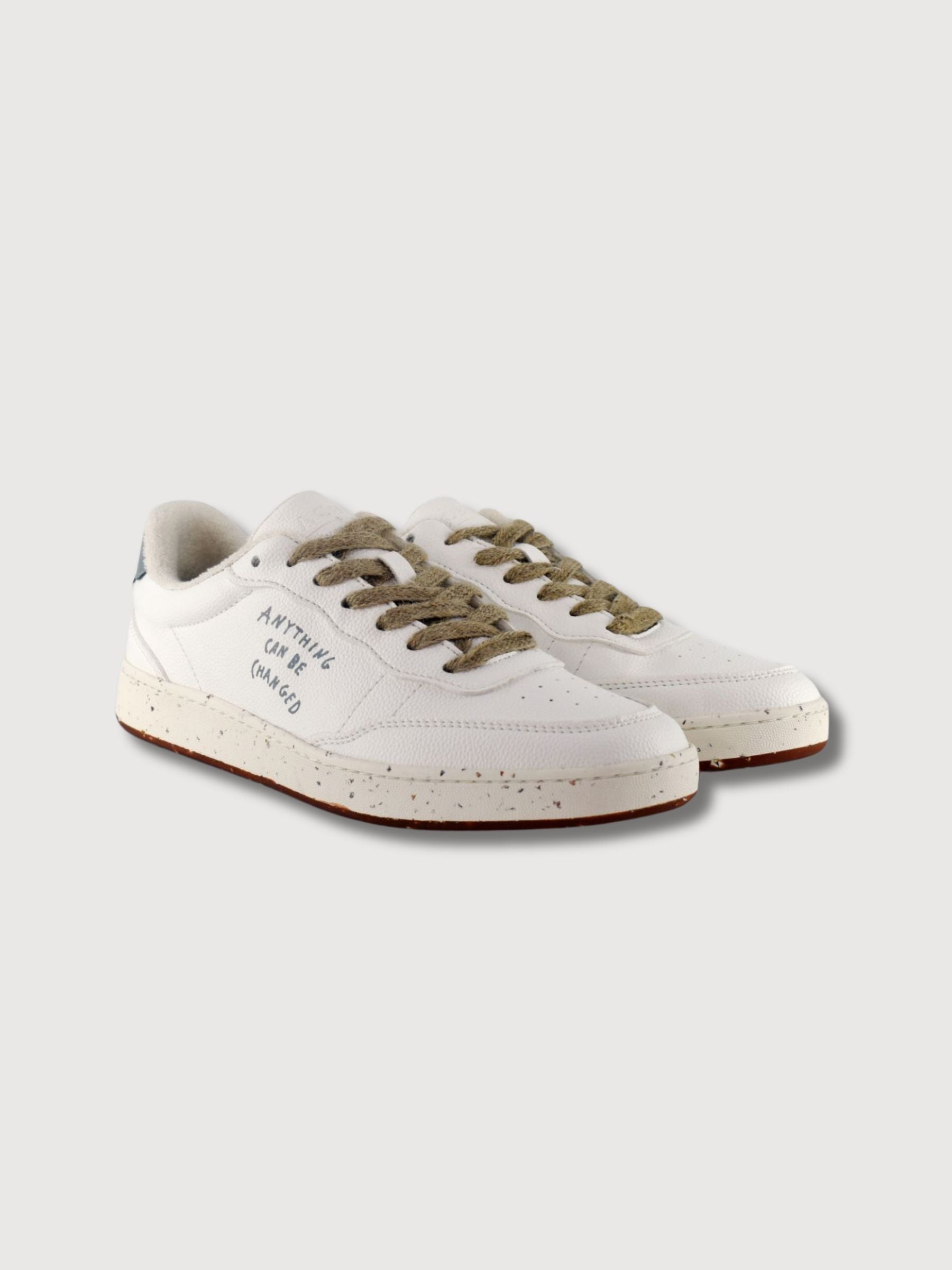 Sneaker Evergreen Weiß-Silber-Vegander | ACBC