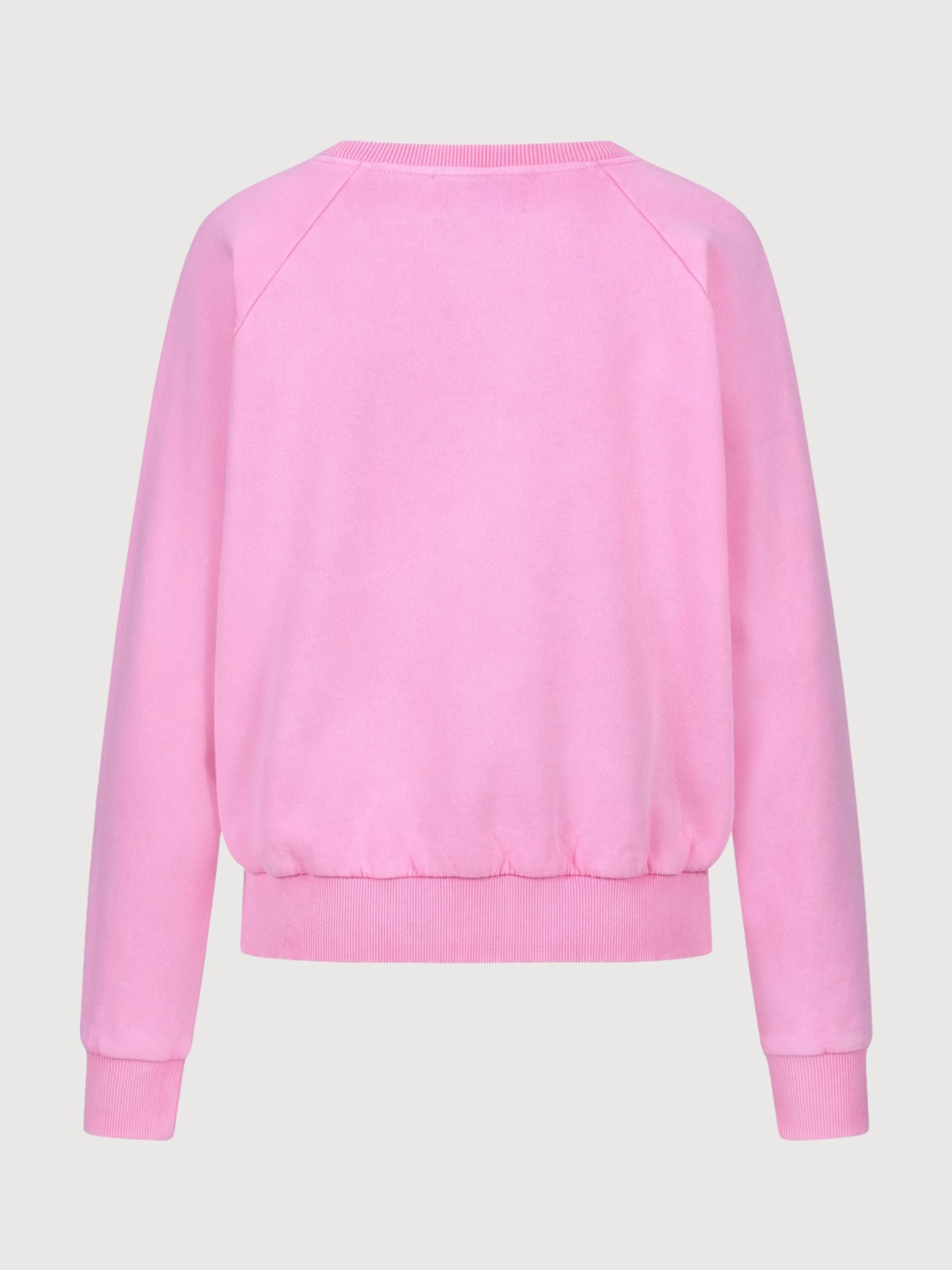 Sweatshirt Flowers Neon Pink Woman | Another Brand