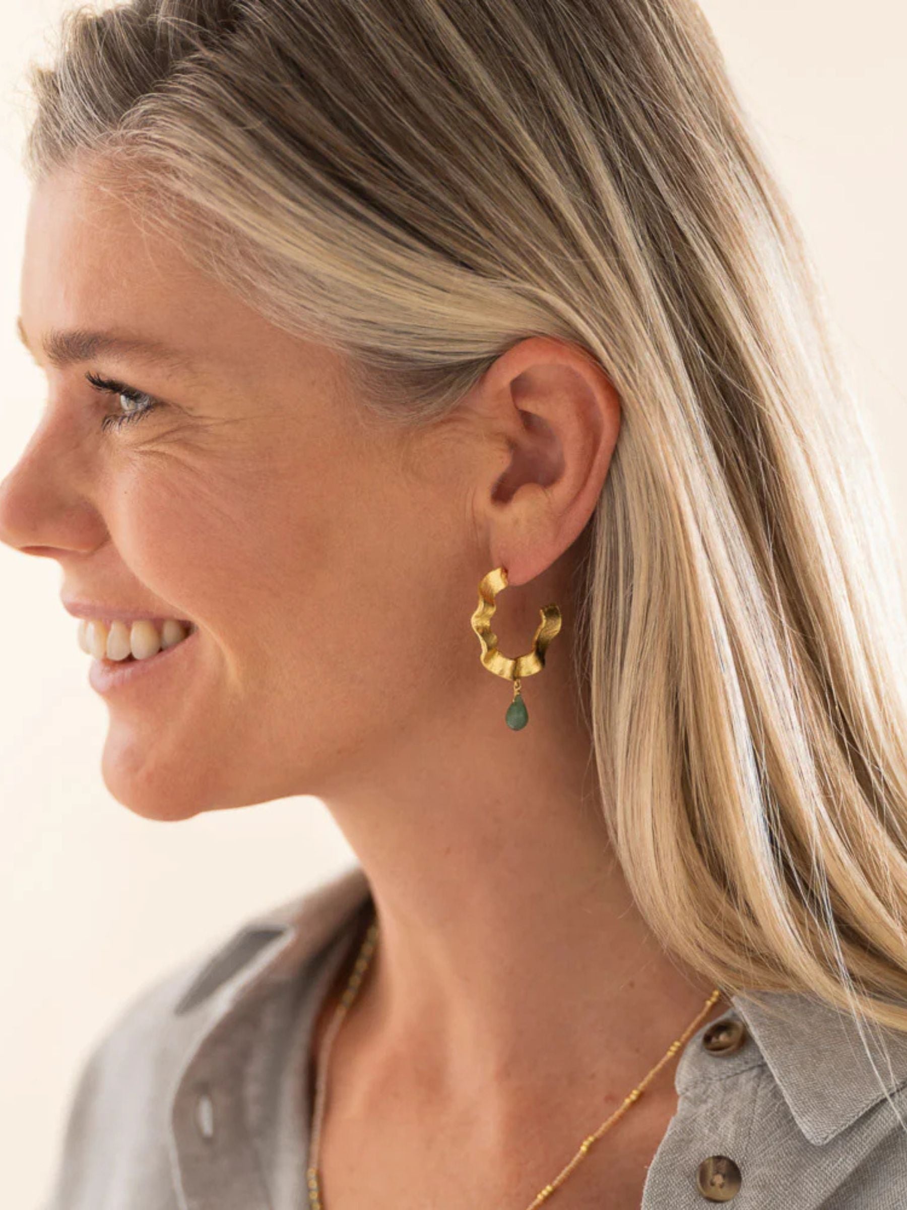 Earrings Ambitious Green | A Beautiful Story