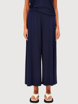 Cropped Jersey Pant Tinted Navy | Armedangels