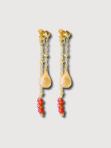 Earrings Felicity Citrine | A Beautiful Story
