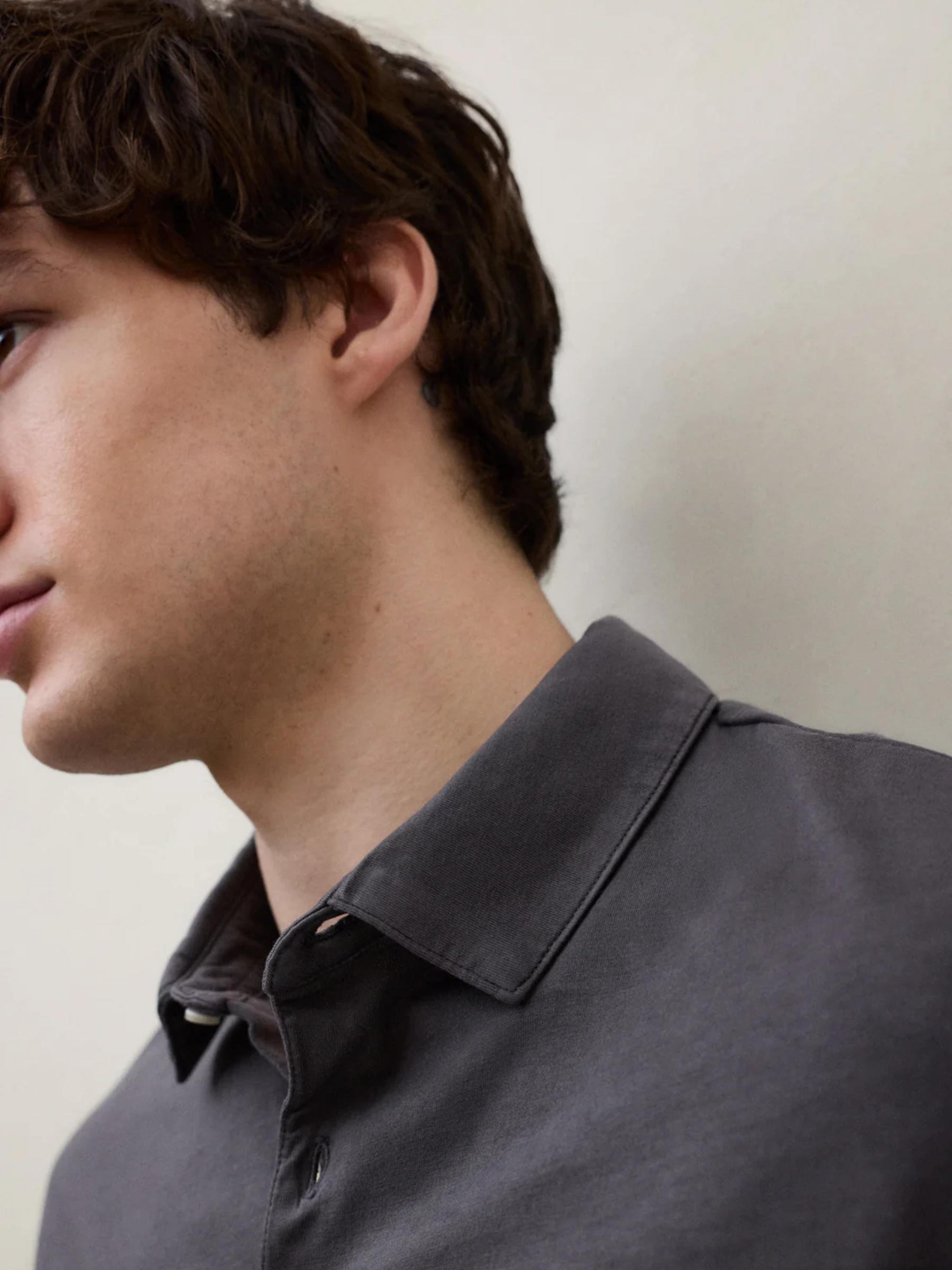 THEO POLO MAN Asphalt | ECOALF