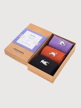 Rippensocken Knivsta-Katzen 3-Pack schwarz | Dedicated