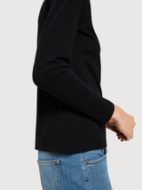 Schwarzes Langarmshirt | LANIUS