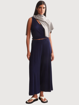 Cropped Jersey Pant Tinted Navy | Armedangels
