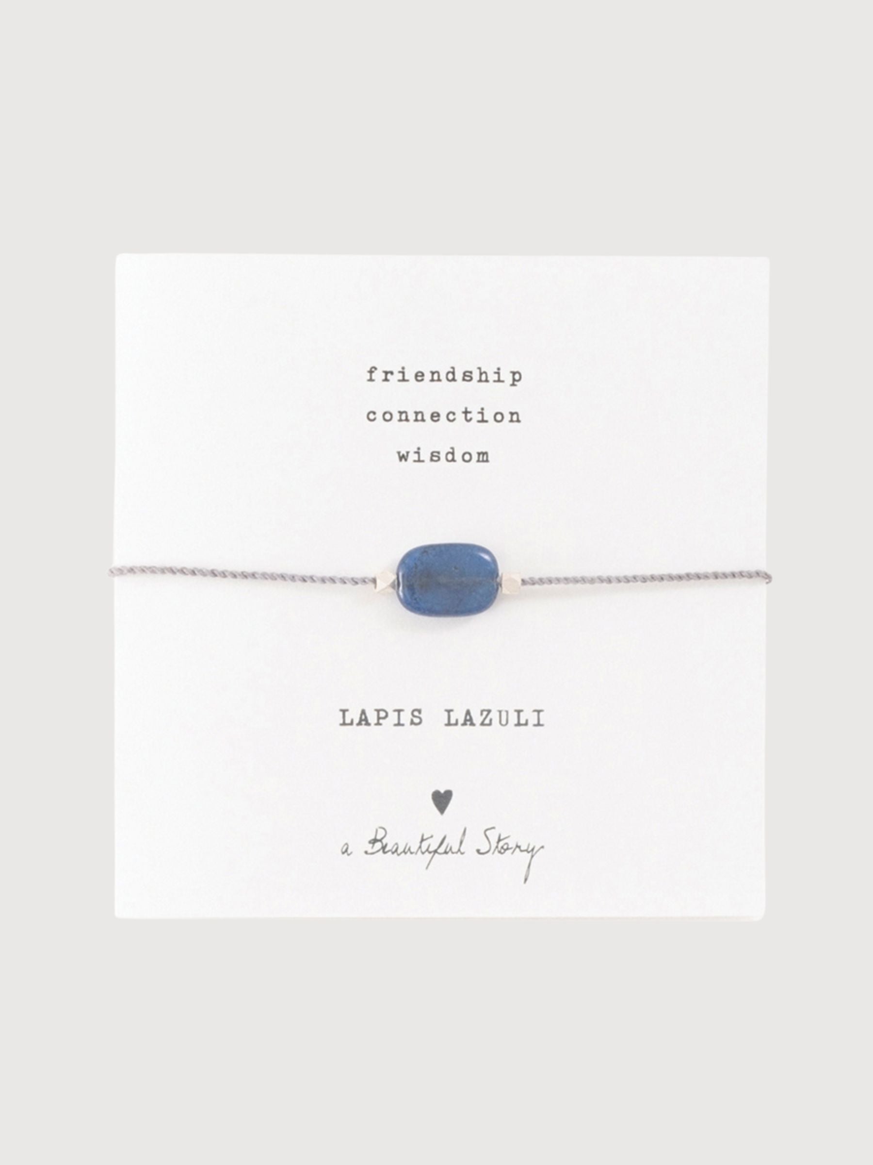 Armband Edelsteinkarte Lapis Lazuli | A Beautiful Story