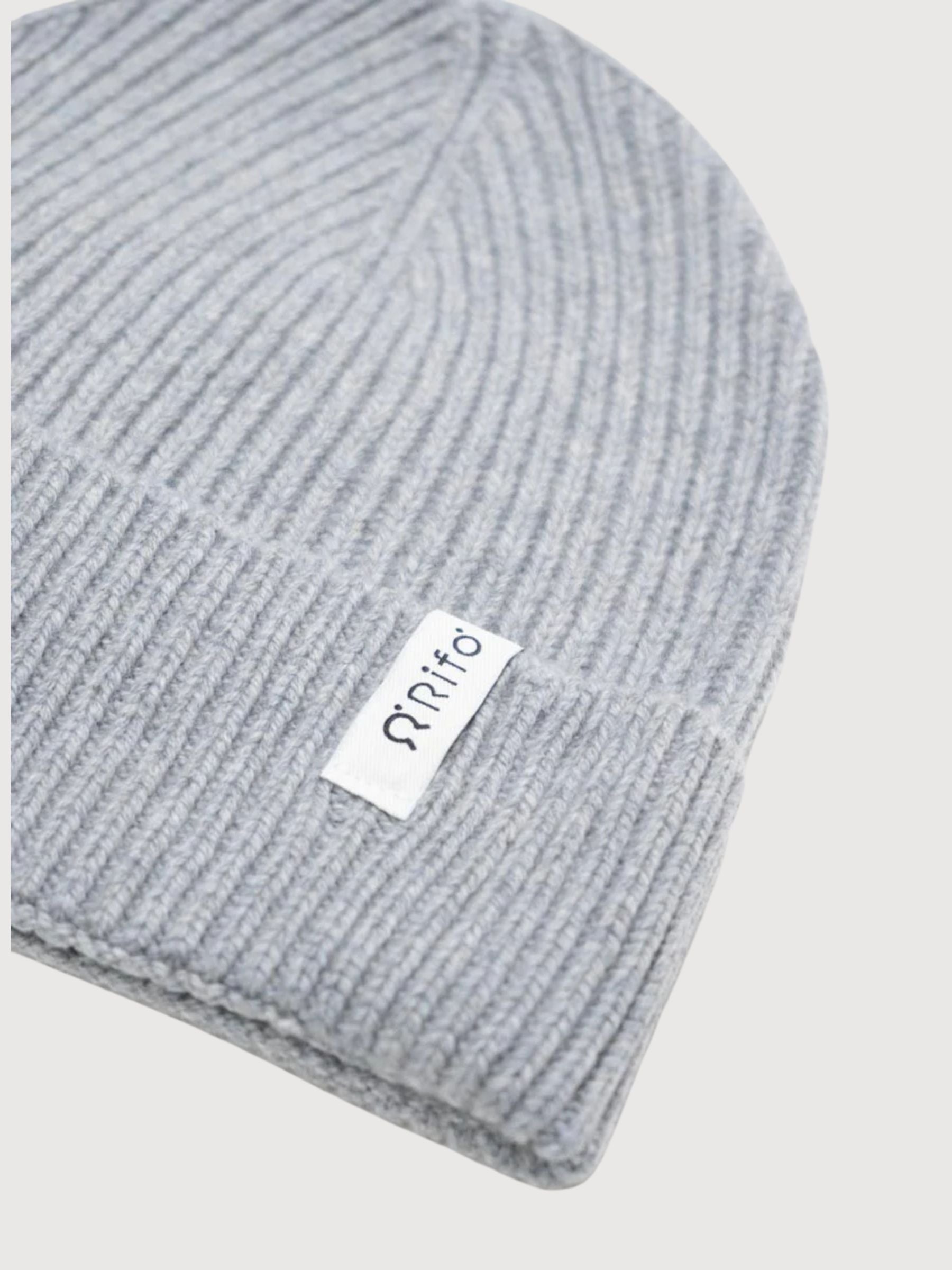 Berretto Marcello Grigio Calce in Cashmere Rigenerata | Rifò