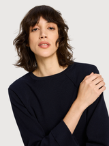 Pullover Milano Dark Blue Woman Cotton | Lanius